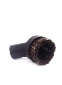 Y&D Horse Hair Round Dust Brush 1.25" 25MM Cleaner Vacuum Attachment Soft Bristles Replacement with 1-1/4" to 1-3/8" Hose Adapter  - Image 2