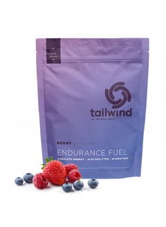 Tailwind Nutrition Endurance Fuel, Sports Drink Powder Mix with Electrolytes, Non-GMO, Free of Soy, Dairy, and Gluten, Vegan Friendly, Berry, 30 Servings