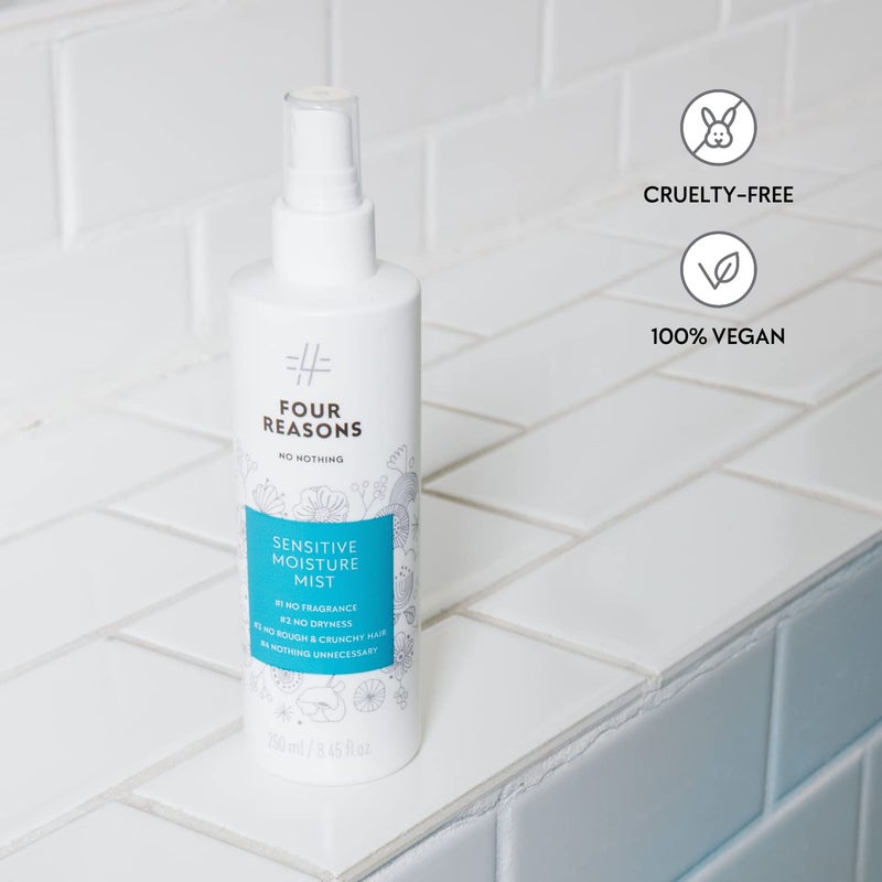 No nothing Very Sensitive Moisture Mist - Moisturizing and Conditioning Leave-in Mist - Unscented, Vegan, Hypoallergenic, Sensitive Detangling spray - 8.5 fl oz - Image 5