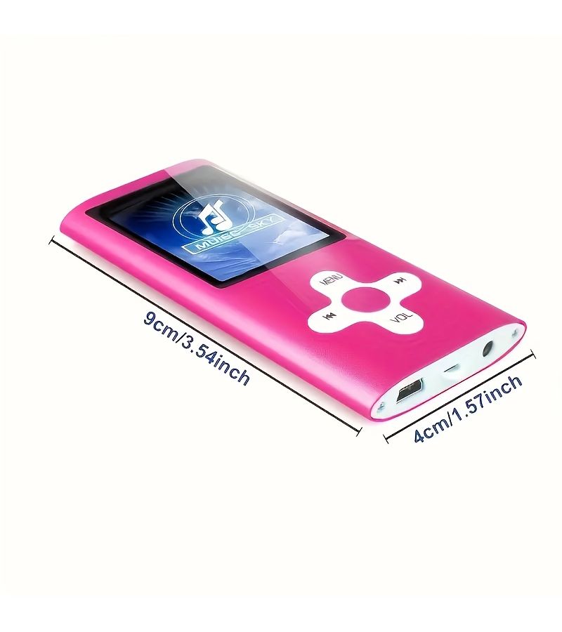 Blue MP3 Music Player 1.8 Inch Led Screen Video Recording Ebook Headphones - Image 5