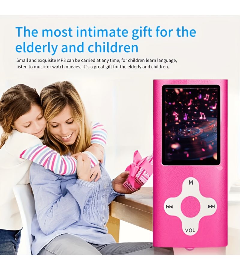 Blue MP3 Music Player 1.8 Inch Led Screen Video Recording Ebook Headphones - Image 2