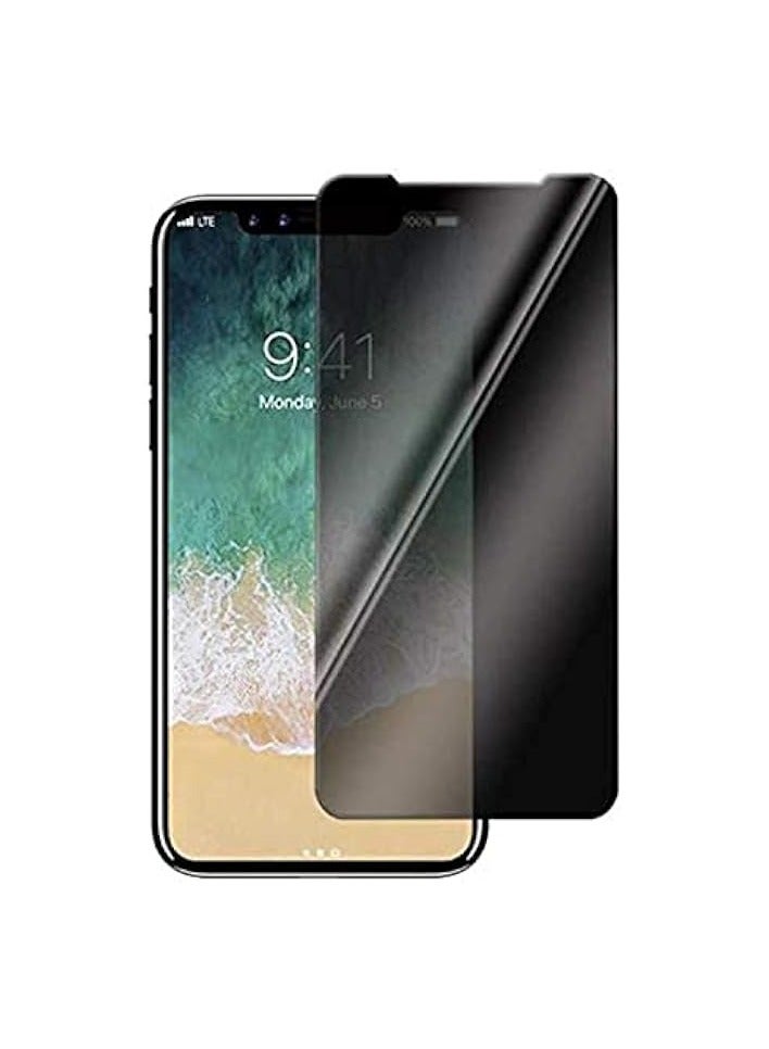 PROMASS Anti-spy Peeping Privacy Tempered Glass Screen Protector for iPhone X/XS 5.8 inch - Image 1