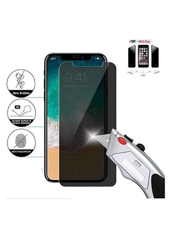 PROMASS Anti-spy Peeping Privacy Tempered Glass Screen Protector for iPhone X/XS 5.8 inch - Image 5