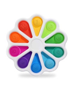 DUSALA Flower Push Pop Bubble Fidget Simple Dimple Educational Toy for Kids Stress Relief  - Image 1