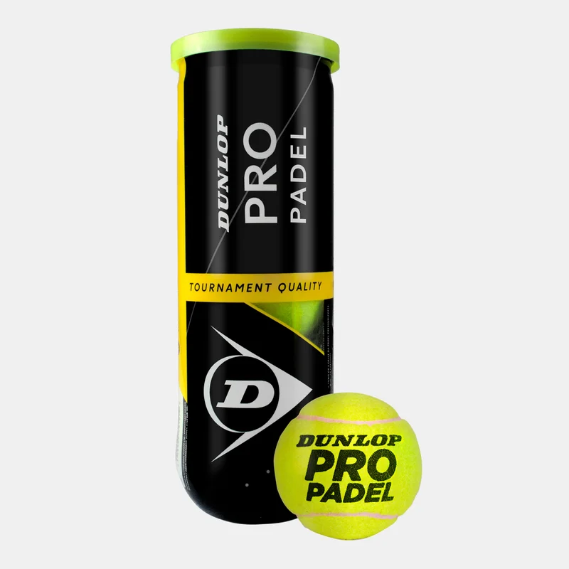 DUNLOP Pro Padel Balls Tube (3 Balls)