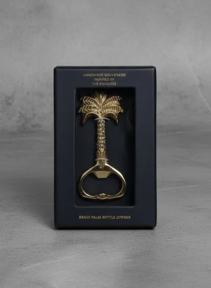 Tohfa Luxe Tohfa Luxe Brass Palm Bottle Opener – Sculptural Handcrafted Bar Accessory (11 × 4.5 cm)