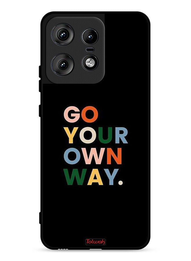 Tolwak غطاء حماية موتورولا إيدج 50 برو 5G - اذهب بطريقتك الخاصة - Image 1