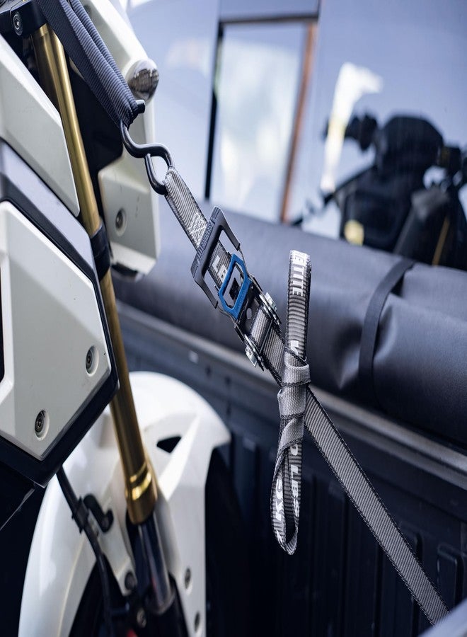 Secure Tite 4-Pack, 1” x 12’ Ratchet Straps. Ratchet Truck Straps Set with Vinyl Coated S-Hooks, Cargo Ratchet Tie Down Straps with 500 lbs. Working Load Limit and 1500 lbs. Break Strength - Image 4