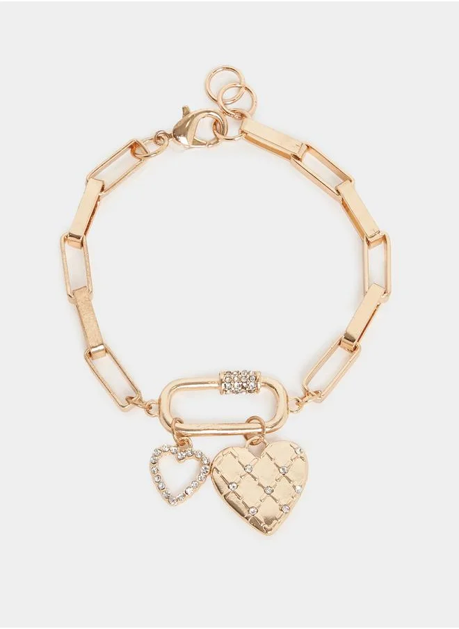 Styli Heart Drop Bracelet