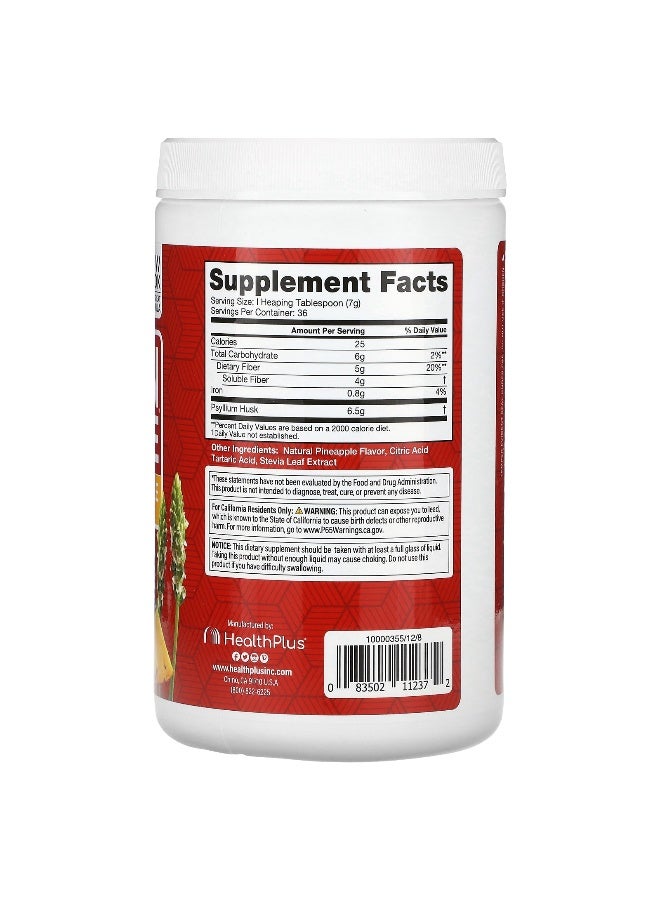 healthplus Health Plus, Colon Cleanse, Natural Pineapple, 9 oz (255 g) (Packaging may vary) - Image 2