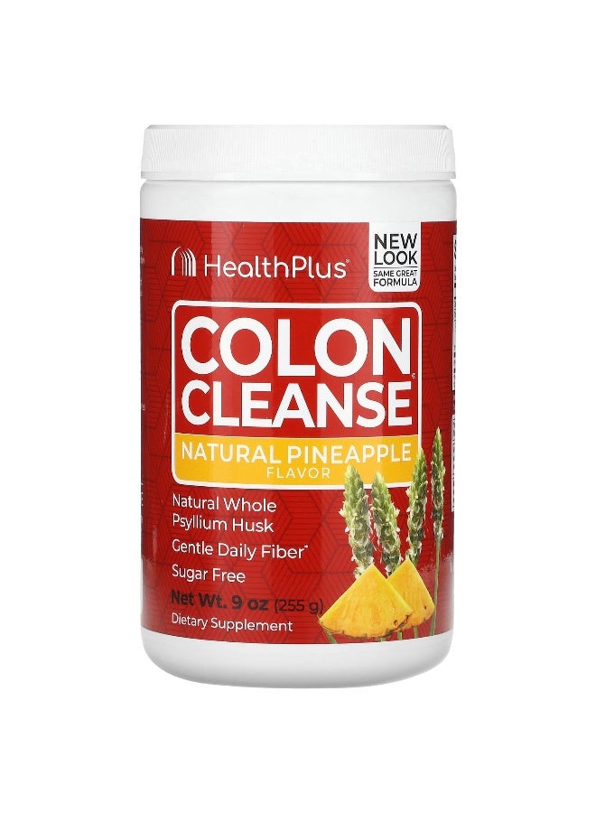 healthplus Health Plus, Colon Cleanse, Natural Pineapple, 9 oz (255 g) (Packaging may vary) - Image 1
