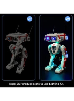 Vonado Led Light Kit For Lego Star Wars Bd1 75335 Building Set (No Lego Model) Remote Control Lighting Compatible With Lego Bd1 Droid Creative Décor Diy Lights For Bd1 Lego Set (Only Light)  - Image 4