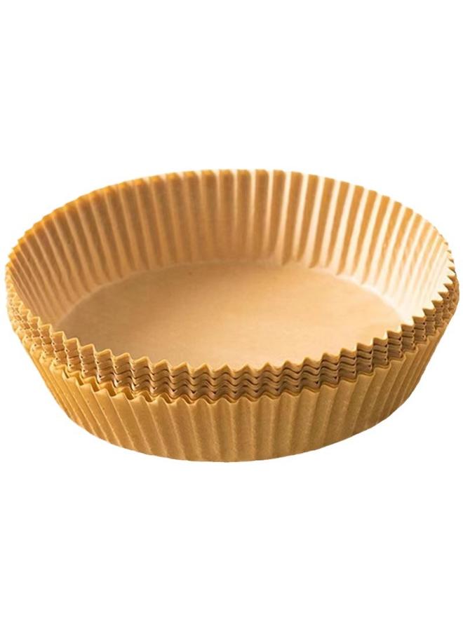 Air Fryer Paper Special Oil Absorbent Paper Plate Non-Stick Round Heat-Resistant Baking Mat Paper - Image 1