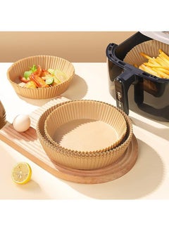 Generic Air Fryer Paper Special Oil Absorbent Paper Plate Non-Stick Round Heat-Resistant Baking Mat Paper  - Image 3