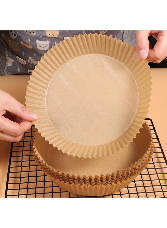 Air Fryer Paper Special Oil Absorbent Paper Plate Non-Stick Round Heat-Resistant Baking Mat Paper - Image 4