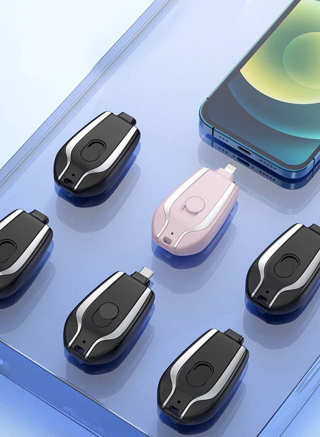 عربست باور بانك صغير سعة 1000 مللي أمبير / ساعة لايتنينج （وردي） - Image 3