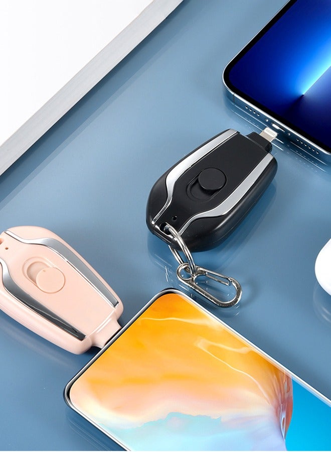 عربست باور بانك صغير سعة 1000 مللي أمبير / ساعة لايتنينج （وردي） - Image 5