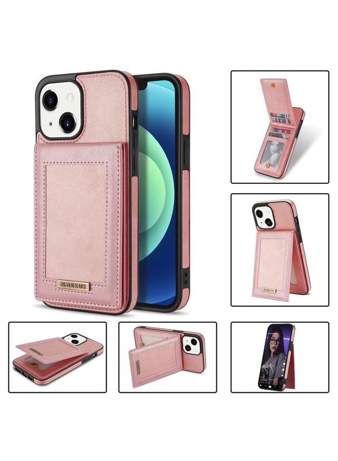 The Bros Case For iPhone 13 Vertical Flip Card Slot RFID Phone Case