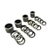 Mysttoo 40PCS Fuel Line Injectors Gaskets Sealing Washers Seal Kit Banjo Bolt 8mm 10mm 12mm 14mm Compatible with Dodge Cummins 57 59L 67L Replaces 3918188 4934278 3963983 3963988 - Image 2