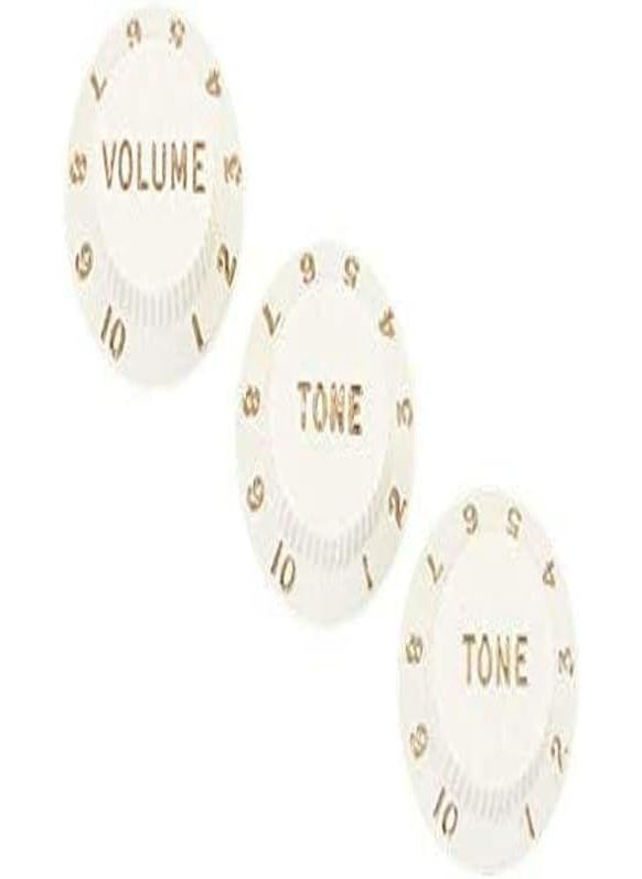 FENDER - Fender Stratocaster Parchment Knobs  Volume Tone Tone Set of 3 - Image 1