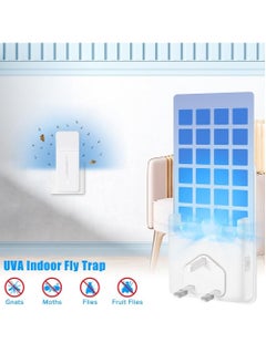 Necomi 2 Piece Adhesive Mosquito Trap + 10 Piece Adhesive Cards, Indoor Mosquito Trap, Captures Houseflies, Fruit Flies and Mosquitoes with Night Light  - Image 3
