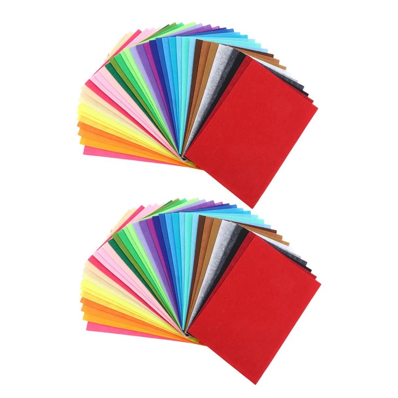 80pcs Pre-Cut Nonwoven Felt Fabric Squares 30x20cm for DIY Sewing Patchwork - Image 2