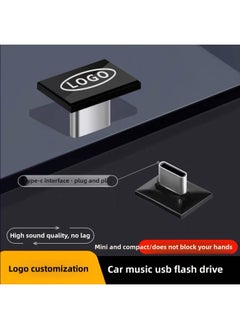 Generic Mercedes-Benz Special Type-c Car Music U Disk High Speed Lossless Sound Quality Genuine Music Personalized Car U Disk-Color:Mercedes-benz 3.0 Luminous High-speed Recorder-Capacity:256G  - Image 2