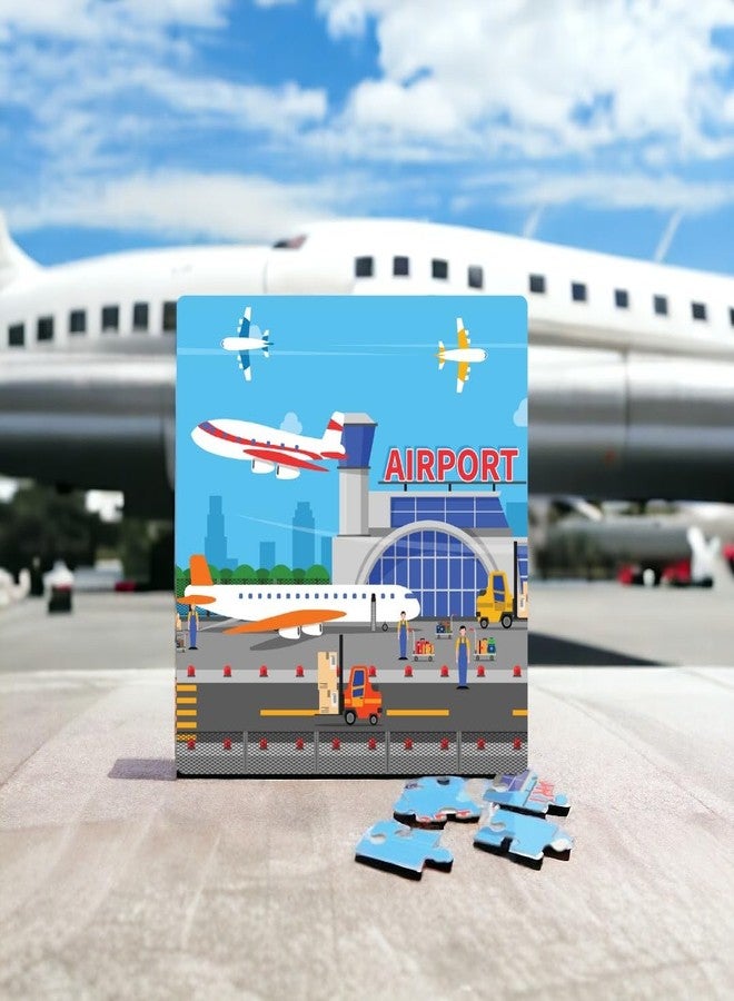 Mittimate Airport Jigsaw Puzzle Game for Kids Age 4 to 6 Old I 36 Pieces Puzzle Toy I Birthday Gift for Children - Image 5