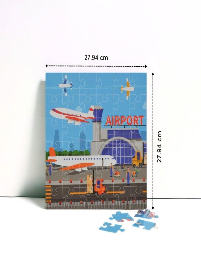Mittimate Airport Jigsaw Puzzle Game for Kids Age 4 to 6 Old I 36 Pieces Puzzle Toy I Birthday Gift for Children - Image 3