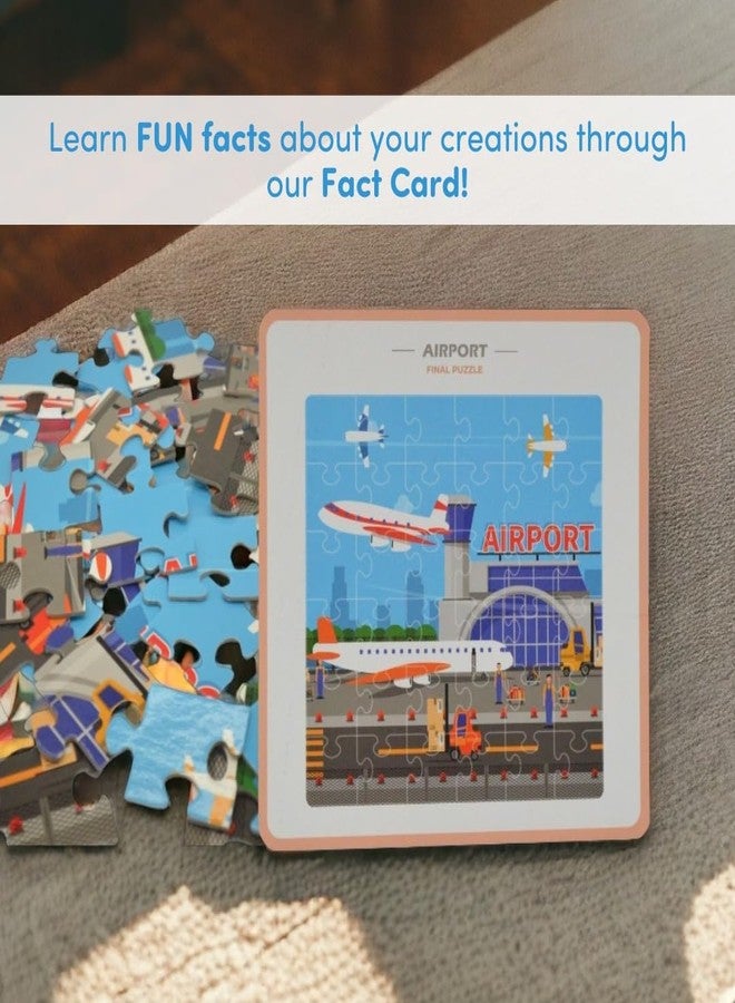 Mittimate Airport Jigsaw Puzzle Game for Kids Age 4 to 6 Old I 36 Pieces Puzzle Toy I Birthday Gift for Children - Image 4
