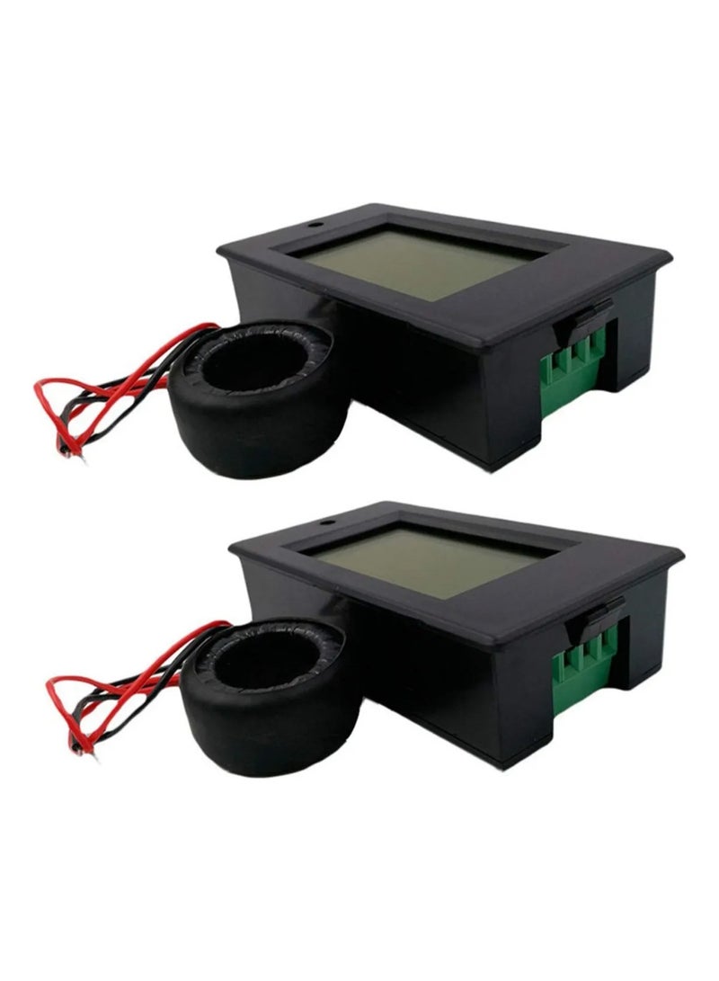 2 × AC PZEM-061 الرقمي متعدد 100A CT LCD - Image 2