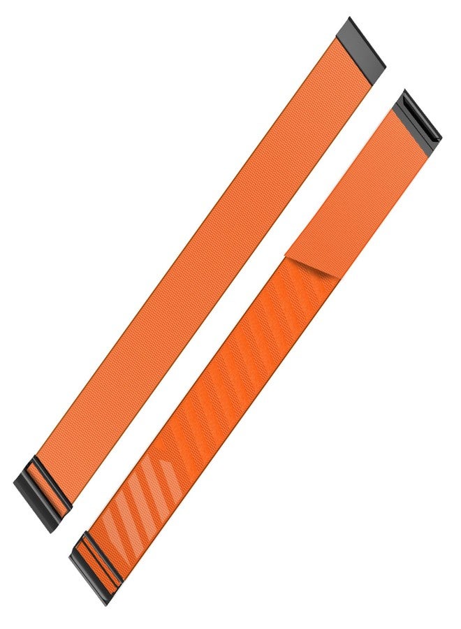 fitspur Comfortable and Breathable Replacement Wrist Band For Fitness Tracker, Compatible with WHOOP 4.0 Heart Rate Monitor(24cm) (Orange) - Image 1