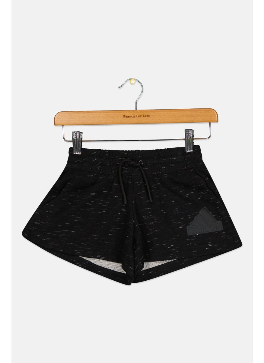 Adidas Kids Girl Sportswear Fit Outdoor Short, Black  - Image 1