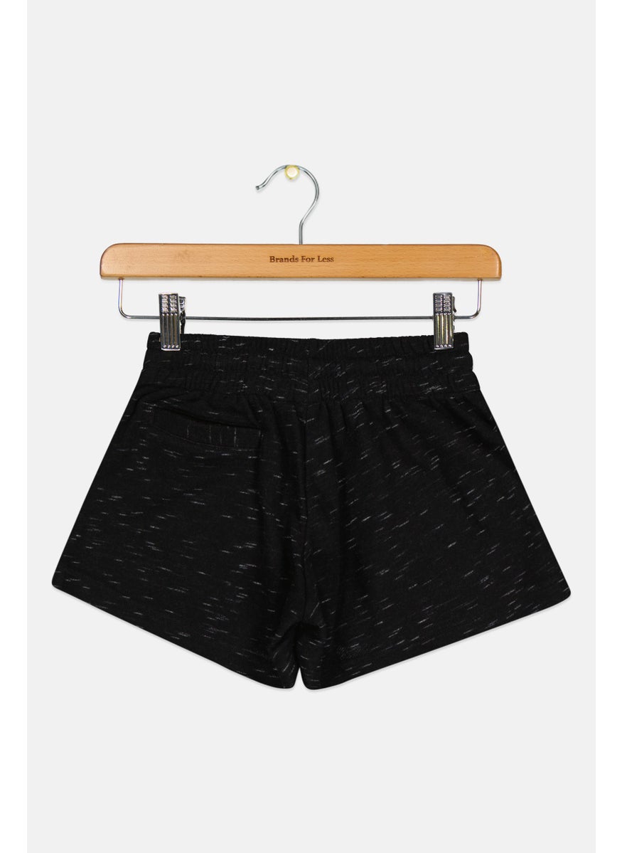 Adidas Kids Girl Sportswear Fit Outdoor Short, Black  - Image 2