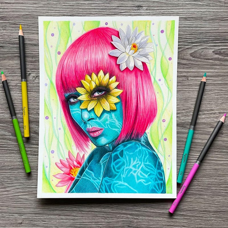 cezanne Creative Mark Premium Colored Pencils Canary Yellow 6 Pack - Highly-Pigmented Drawing Pencils - Coloring Pencils for Drawing, Blending, Coloring, and More - Image 2