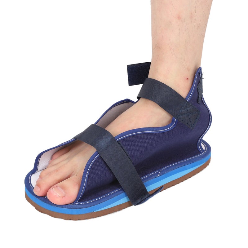 Cast Shoe Open Heel Breathable Protective Prevent Slip Post Operative Walking Shoe for Broken Foot Toe M - Image 3