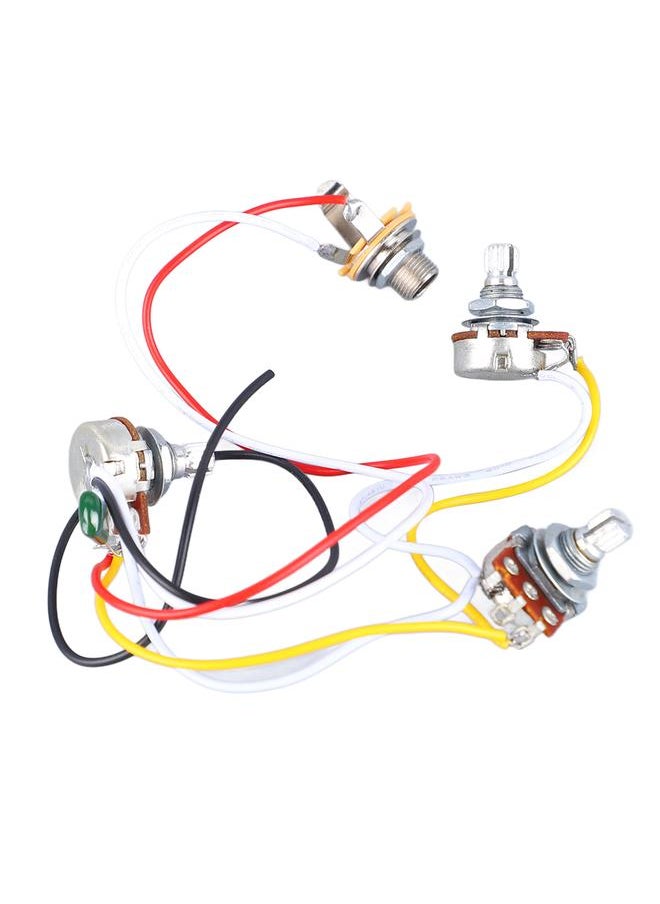 Thoraya Bass Potentiometer Wiring Harness 500K Tone Volume Controller Instrument Accessory  - Image 1
