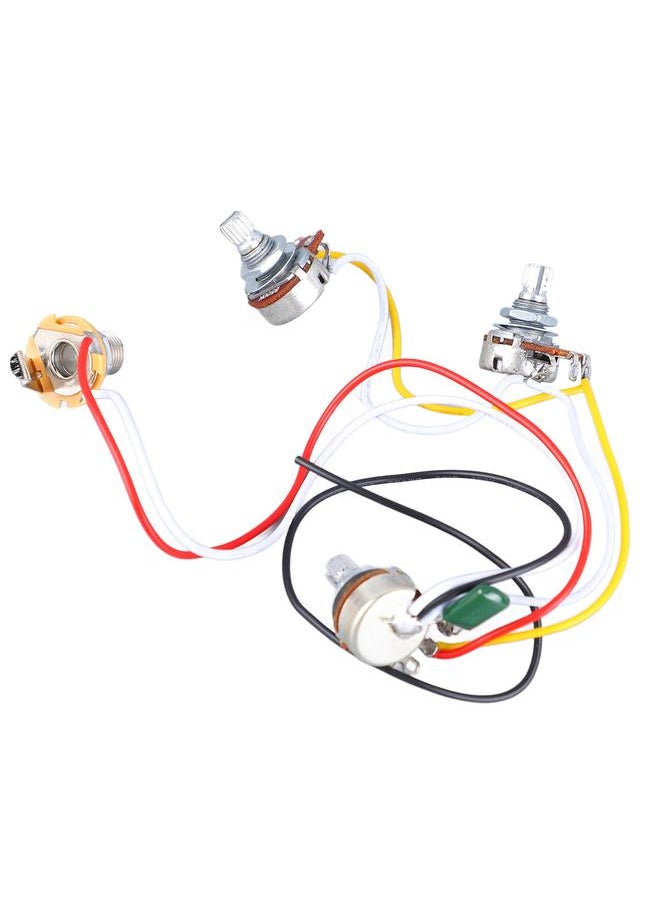 Thoraya Bass Potentiometer Wiring Harness 500K Tone Volume Controller Instrument Accessory  - Image 3