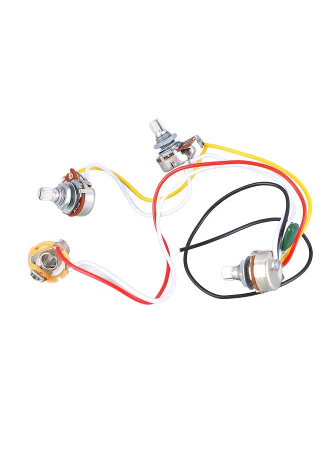 Thoraya Bass Potentiometer Wiring Harness 500K Tone Volume Controller Instrument Accessory  - Image 4