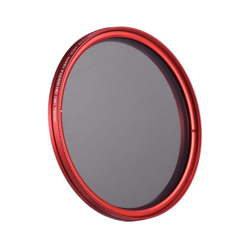 Fotga 72mm ND Fader Adjustable Neutral Density Filter - ND2 to ND400 Optical Glass Lens - 9 Stops Light Control for Photography - Image 1