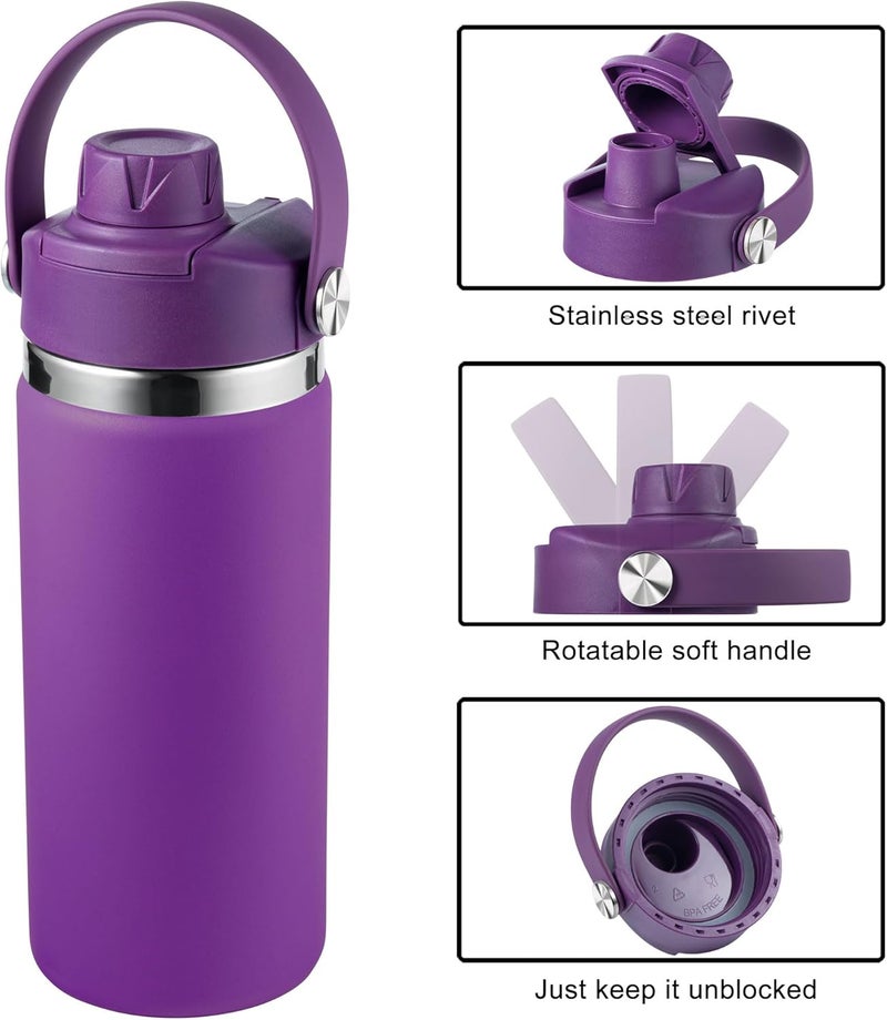 DBIW Lid for Hydro Flask 32 40 oz Wide Mouth, Replacement Lids Compatible with Hydro Flask Wide Mouth Water Bottle, Top Spout Lid with Handle, Wide Mouth Lid Chug Cap Accessories - Image 3