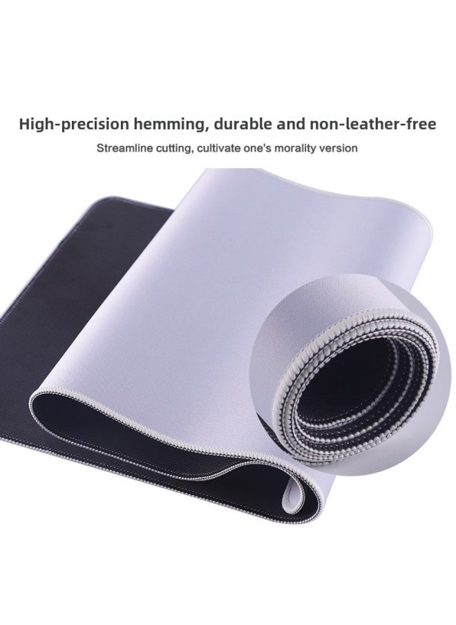 Generic - Mouse Pad Raw Material Coil Sheet Natural Rubber Foam Thickened Blank Mouse Pad Keyboard Pad Manufacturers Wholesale-Color:3mm-Pattern:Round 200*200 White - Image 1