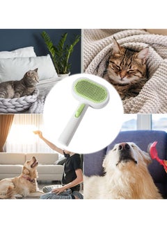 Knox Powering Generations Pet Self-Cleaning Brush, Cat & Dog Brush for Grooming, Shedding & De-Matting | Removes Loose Fur, Tangles & Undercoat, Skin-Friendly Pet Hair Brush for Short & Long Haired Dogs & Cats  - Image 2