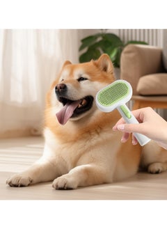 Knox Powering Generations Pet Self-Cleaning Brush, Cat & Dog Brush for Grooming, Shedding & De-Matting | Removes Loose Fur, Tangles & Undercoat, Skin-Friendly Pet Hair Brush for Short & Long Haired Dogs & Cats  - Image 3