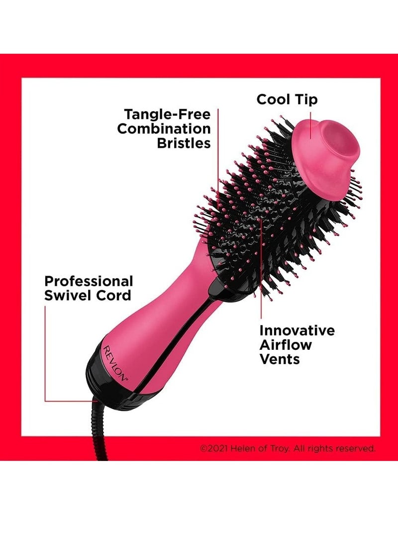 Revlon Hair Tools Revlon Salon One Step Hair Dryer And Volumiser New Pink Edition One Step, Ionic And Ceramic Technology, Medium To Long Hair Rvdr5222Puk - Image 3