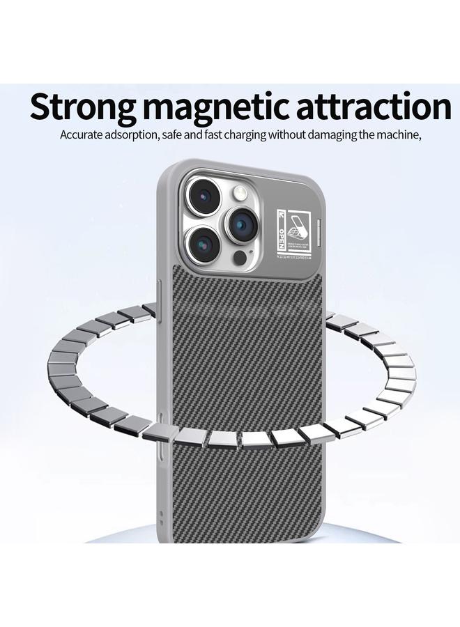 Zaboon Case For iPhone 12 Pro Folding Holder Carbon Fiber MagSafe Phone Case - Image 4