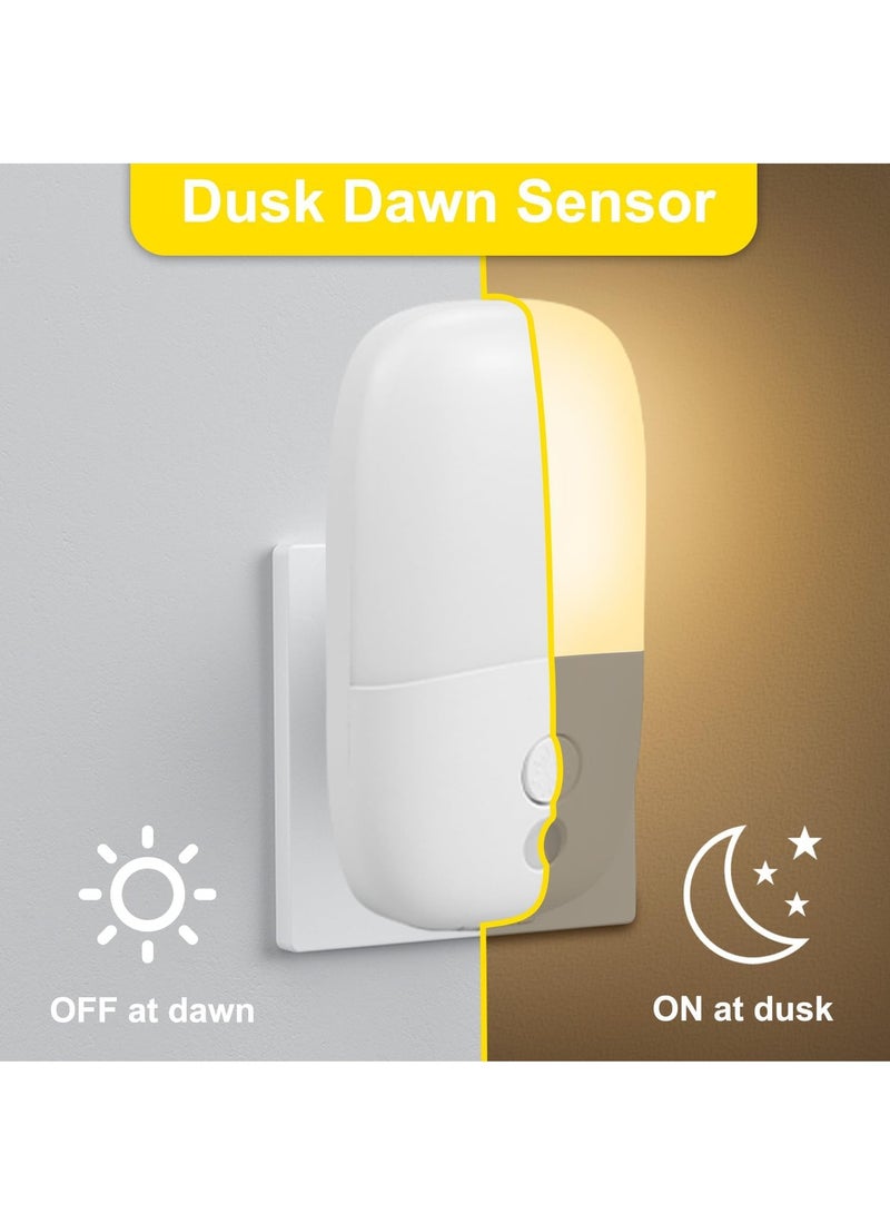 Necomi 2-Pack Motion Sensor Dimmable Night Light, Night Lights Plug into Wall, LED Adjustable Brightness Wall Light for Kids Bedroom, Bathroom, Hallway, Kitchen, Stairway - Image 5