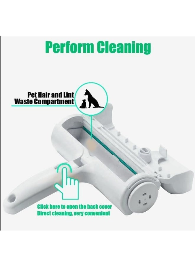 Pet Hair Remover and Reusable Lint Roller -  Cat and Dog Hair Remover Tool for Furniture, Couch, Carpet, Clothing and Bedding | Fur Removal Tool, Multi-Surface Fur Removal - Image 2