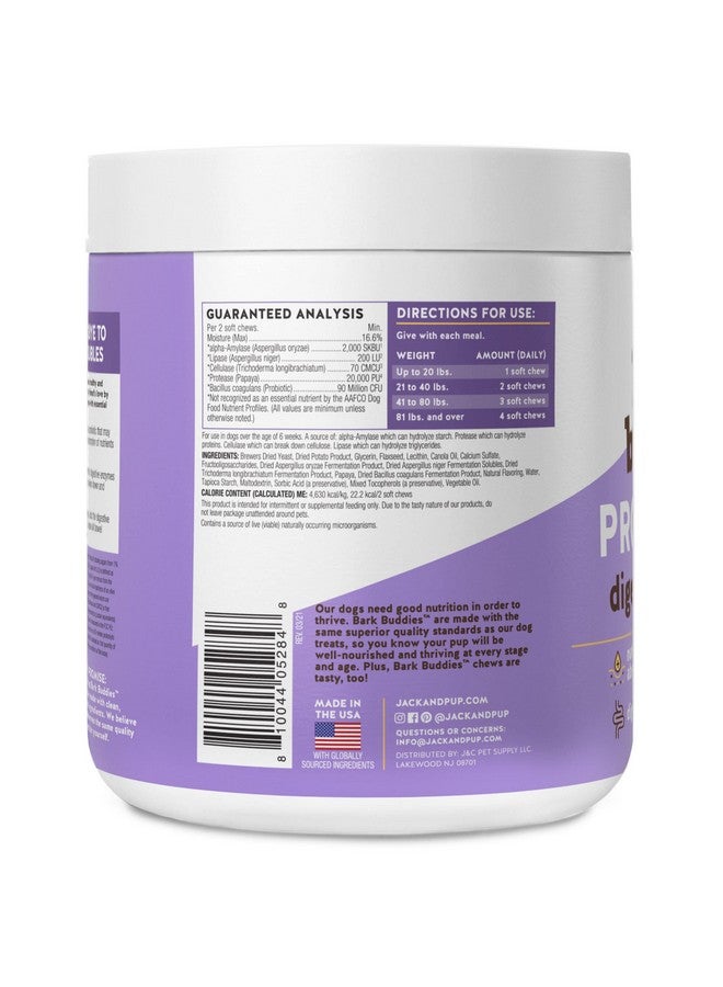 Jack&Pup Probiotic Chews For Dogs  Dog Probiotic Chews Small And Medium  ProDigest Bark Buddies (Up To 40 Lbs) Puppy Probiotic Dog Chews, Pet Probiotics For Dogs  Probiotics For Puppies (60Ct) - Image 5