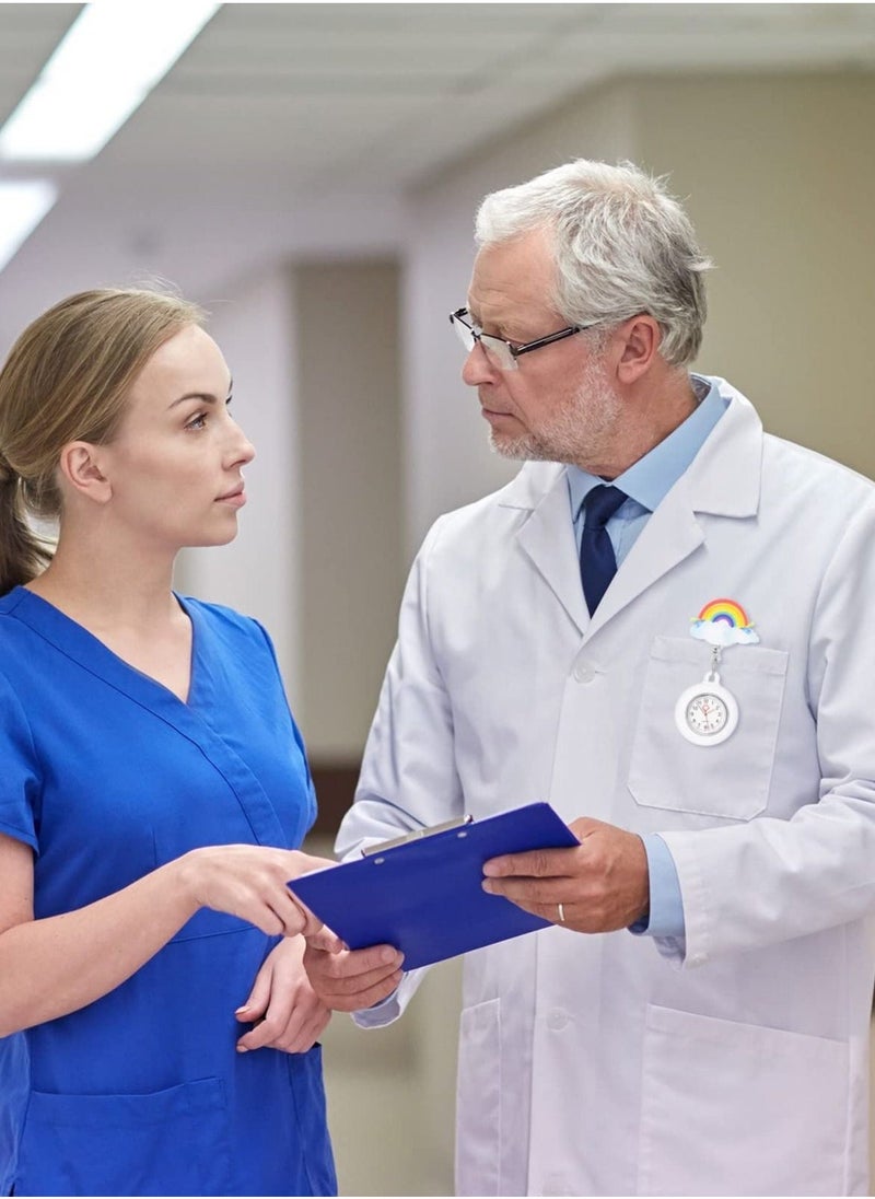 سيوسي قابل للسحب لطيف ممرضة ساعة الجيب المحمولة كليب نوع شنقا ووتش ممرضة ساعة الجيب إلى ممرضة طبيب طالبة 1 قطعة - Image 4